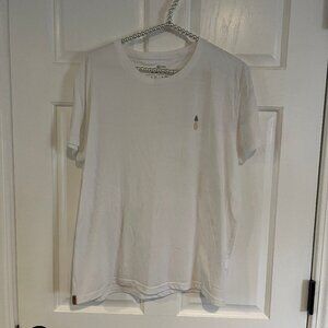 Tentree Ladies White Pineapple Crew Neck Short Sleeve Tee Size XL